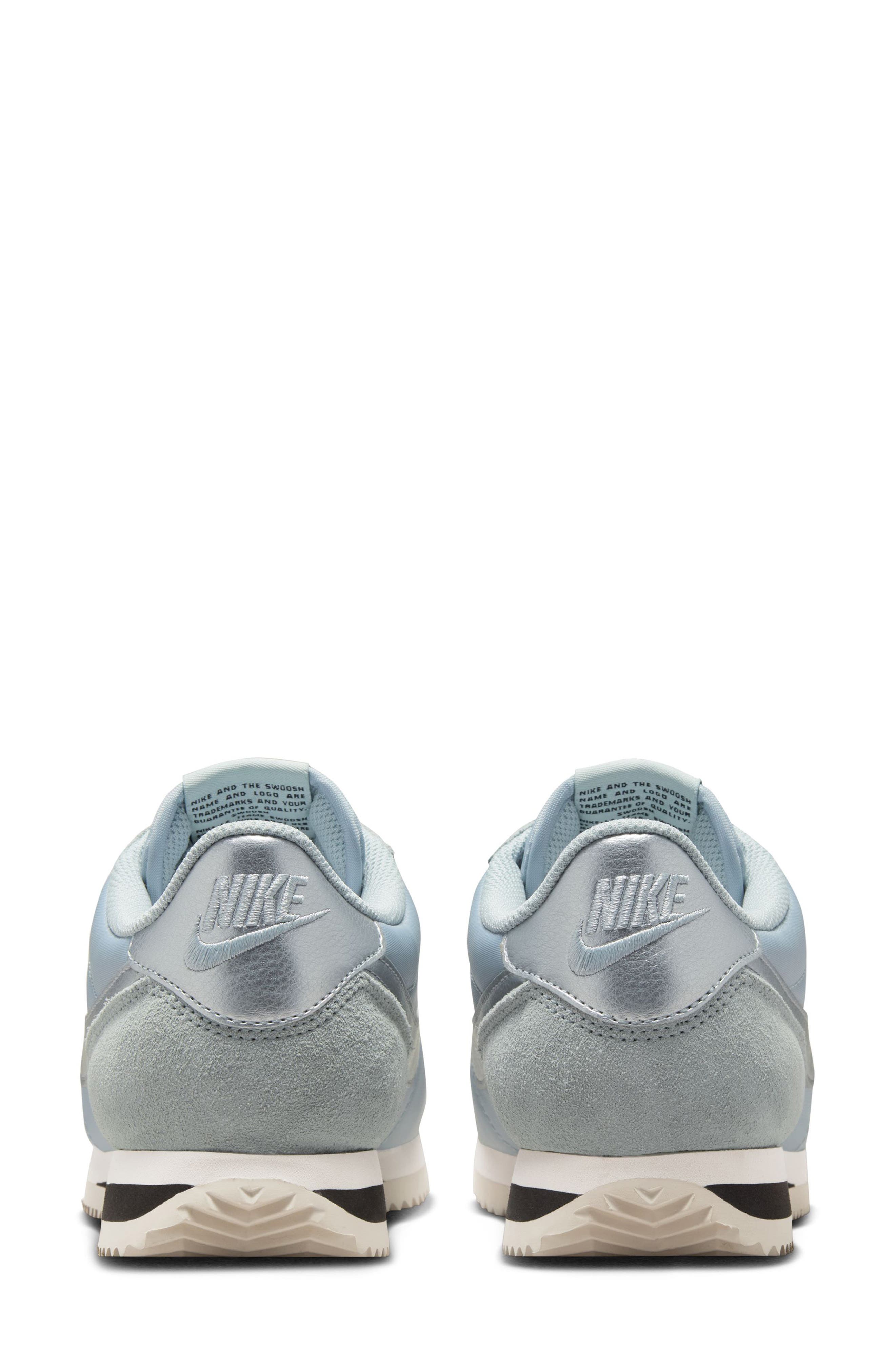 Nike Cortez TXT Sneaker, Alternate, color, Light Pumice/ Metallic Silver
