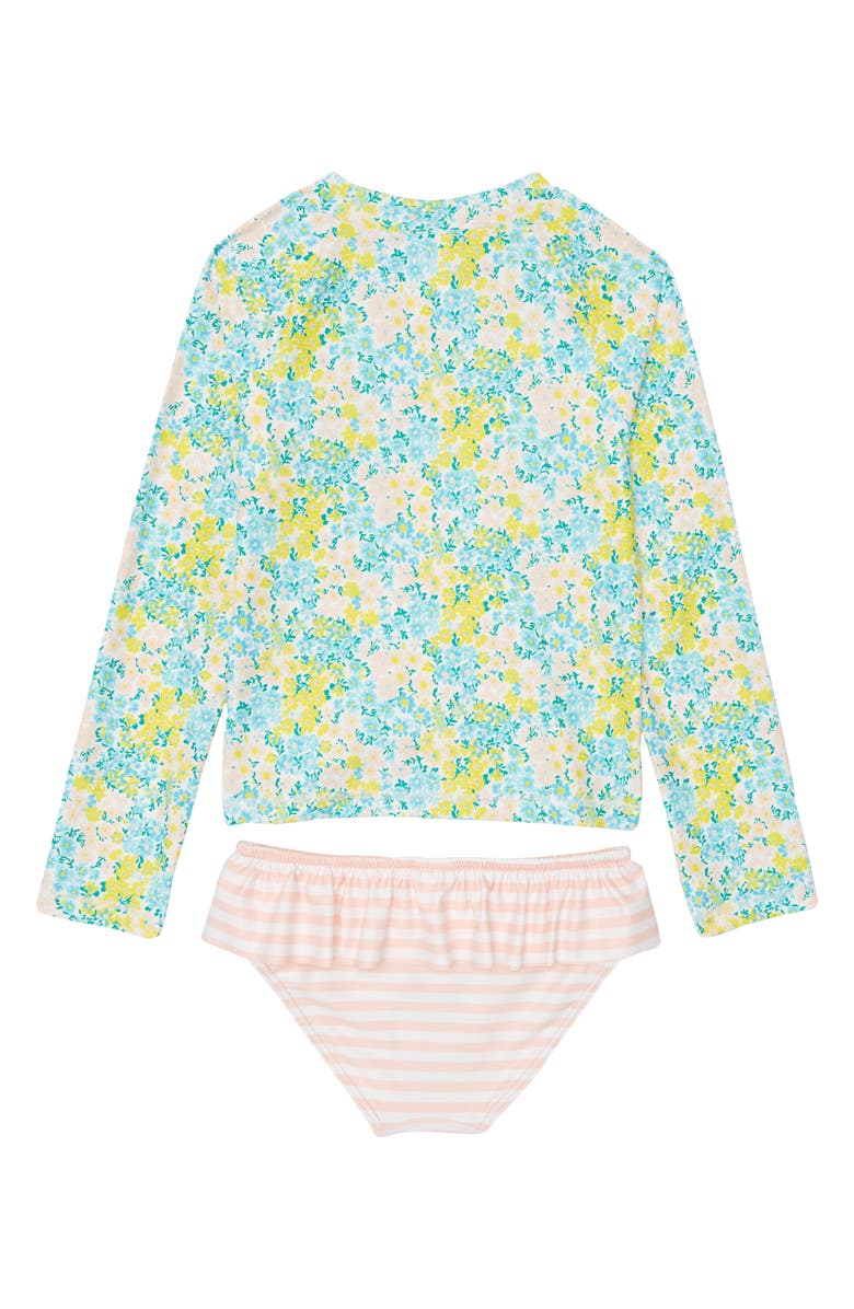 Tucker + Tate Kids' Ruffle Two-Piece Rashguard Swimsuit Set, Alternate, color, 