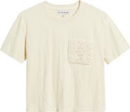 CITY BLUES Crochet Pocket T-Shirt