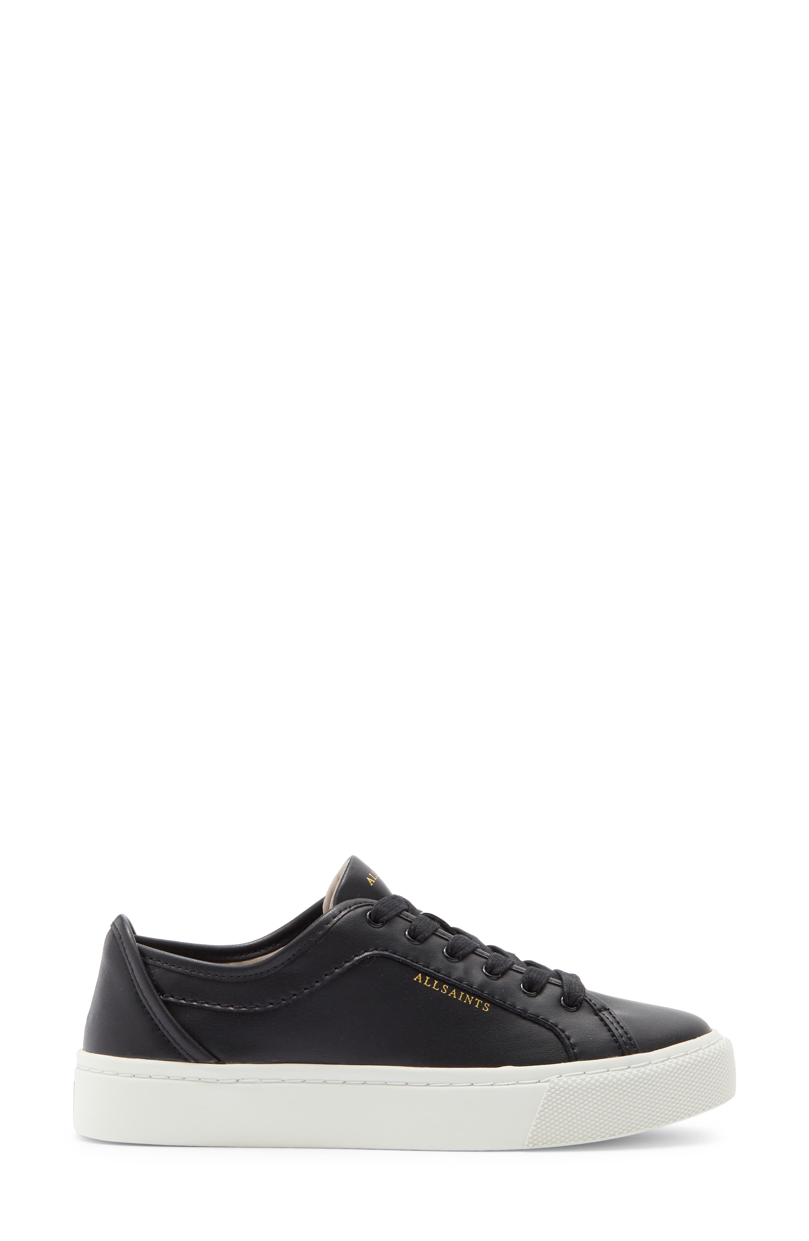 AllSaints Gina Sneaker, Alternate, color, Black