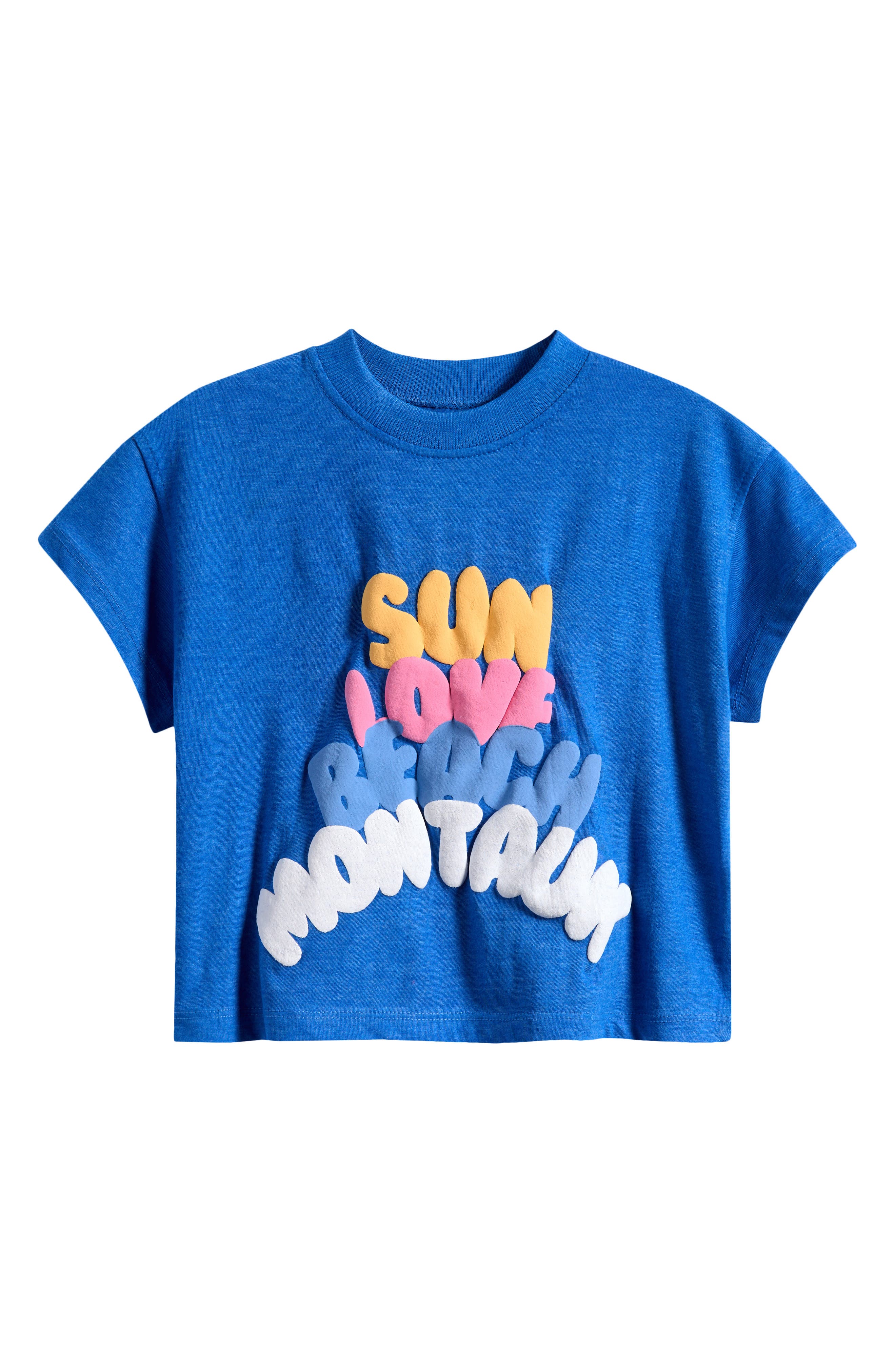 Vintage Havana Kids' Sun Montauk Crop Graphic T-Shirt