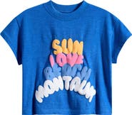 Vintage Havana Kids' Sun Montauk Crop Graphic T-Shirt