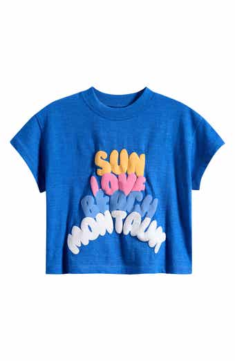 Vintage Havana Kids' Sun Montauk Crop Graphic T-Shirt