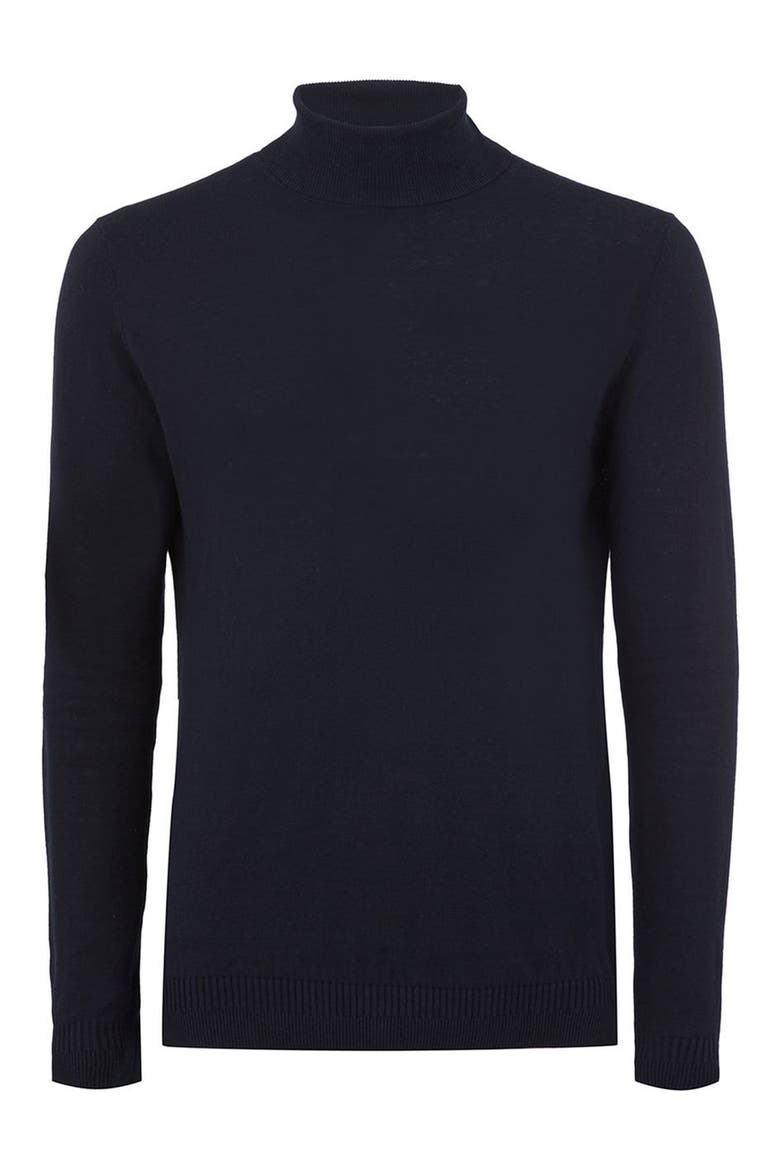 Turtleneck Sweater, Alternate, color, NAVY