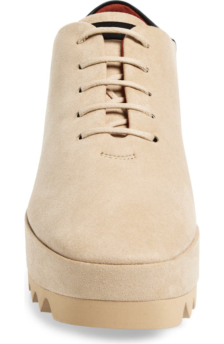 Stella McCartney Sneakelyse Platform Sneaker, Alternate, color, Desert
