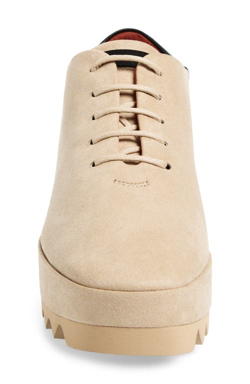 Stella Mccartney Sneakelyse Alter Suede Sneakers Desert In Neutral