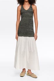 Bimba y Lola Two-Material Knit Dress
