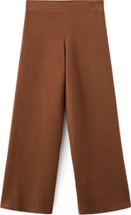 MANGO Straight Leg Knit Pants