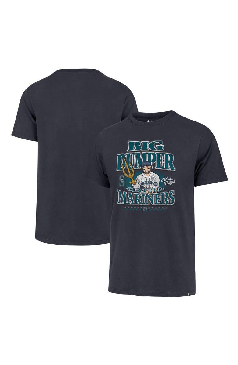 '47 Men's '47 Cal Raleigh Navy Seattle Mariners Player Graphic T-Shirt, Main, color, Navy