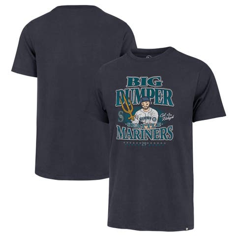 Men's '47 Cal Raleigh Navy Seattle Mariners Player Graphic T-Shirt