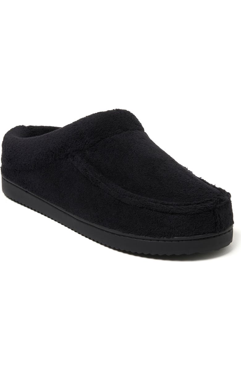 DEARFOAMS Corby Terry Clog Slipper, Main, color, Black