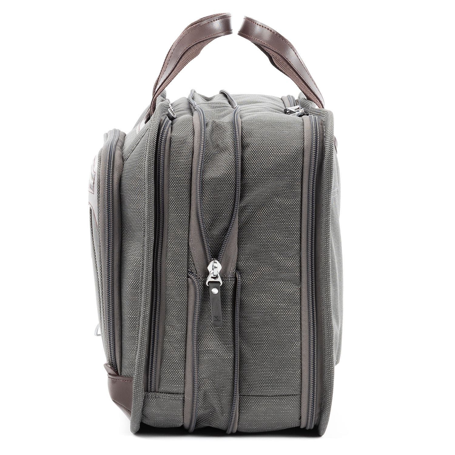 TRAVELPRO Platinum Elite Expandable Business Laptop Briefcase, Fits up to 15.6 Laptop, Alternate, color, Vintage Grey