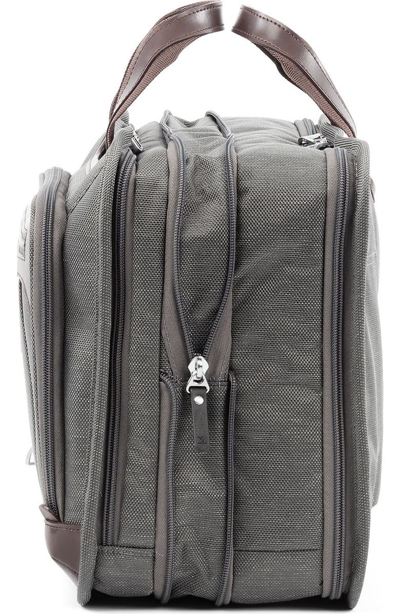 TRAVELPRO Platinum Elite Expandable Business Laptop Briefcase, Fits up to 15.6 Laptop, Alternate, color, Vintage Grey