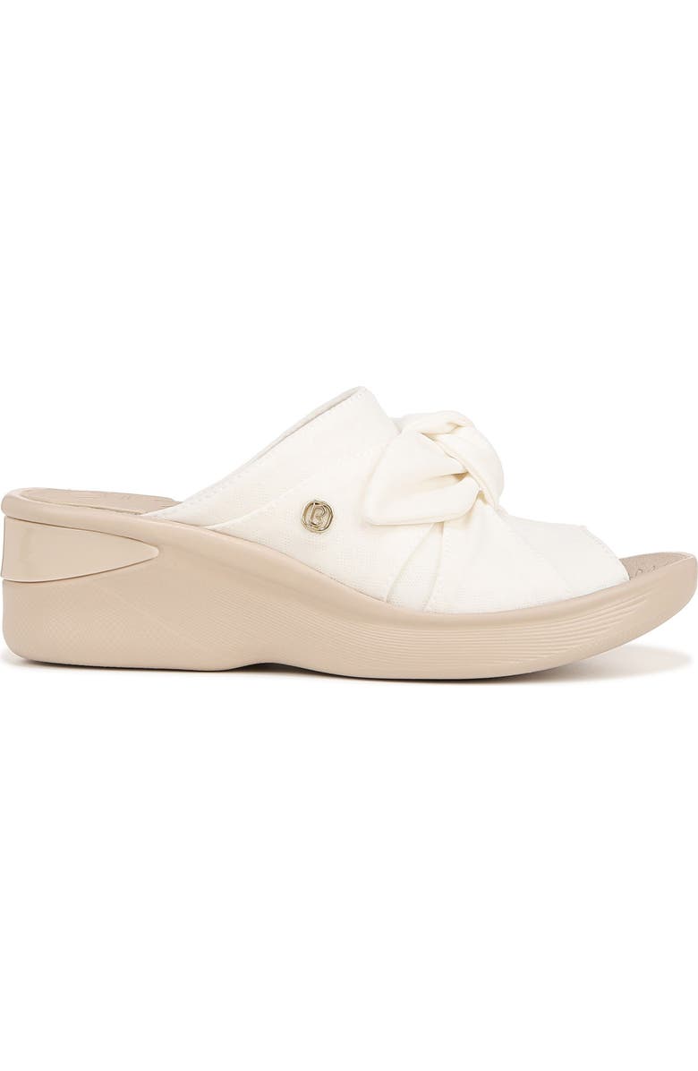 LifeStride BZees Smile II Wedge Slide Sandal, Alternate, color, White