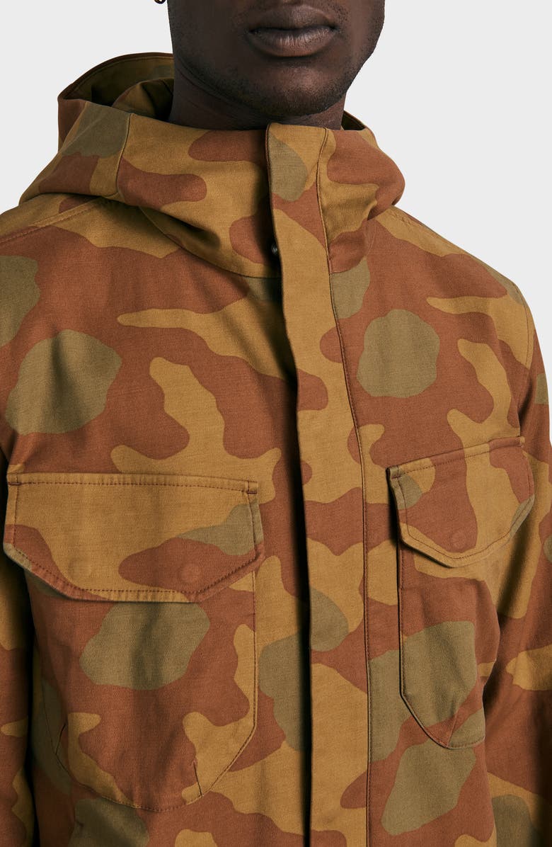 rag & bone Military Tactic Camo Print Stretch Cotton Jacket, Alternate, color, Camo