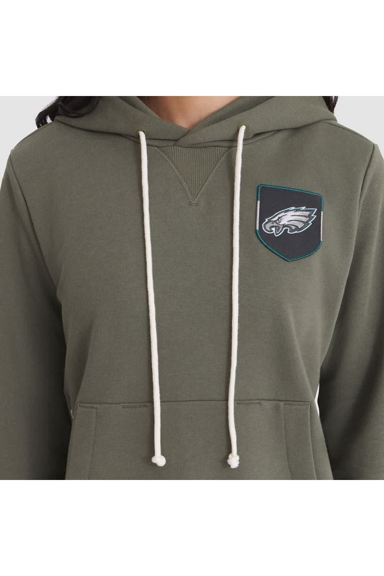 Women's Nike Olive Philadelphia Eagles 2025 Salute to Service Sideline Standard Issue Dri-FIT Hoodie, Alternate, color, Olive