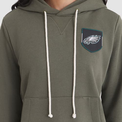 Nike Olive Philadelphia Eagles 2025 Salute To Service Sideline Standard Issue Dri-fit Hoodie In Green