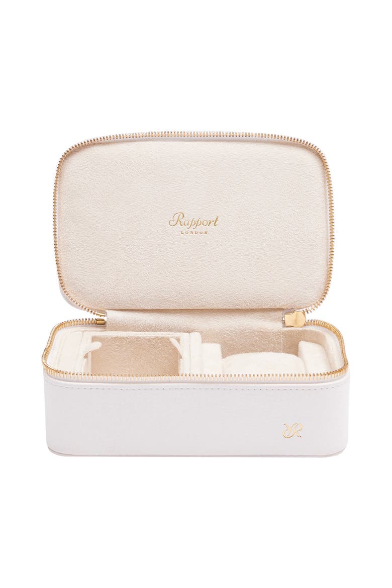 TUXEDO WATCH ZIP CASE, Alternate, color, White