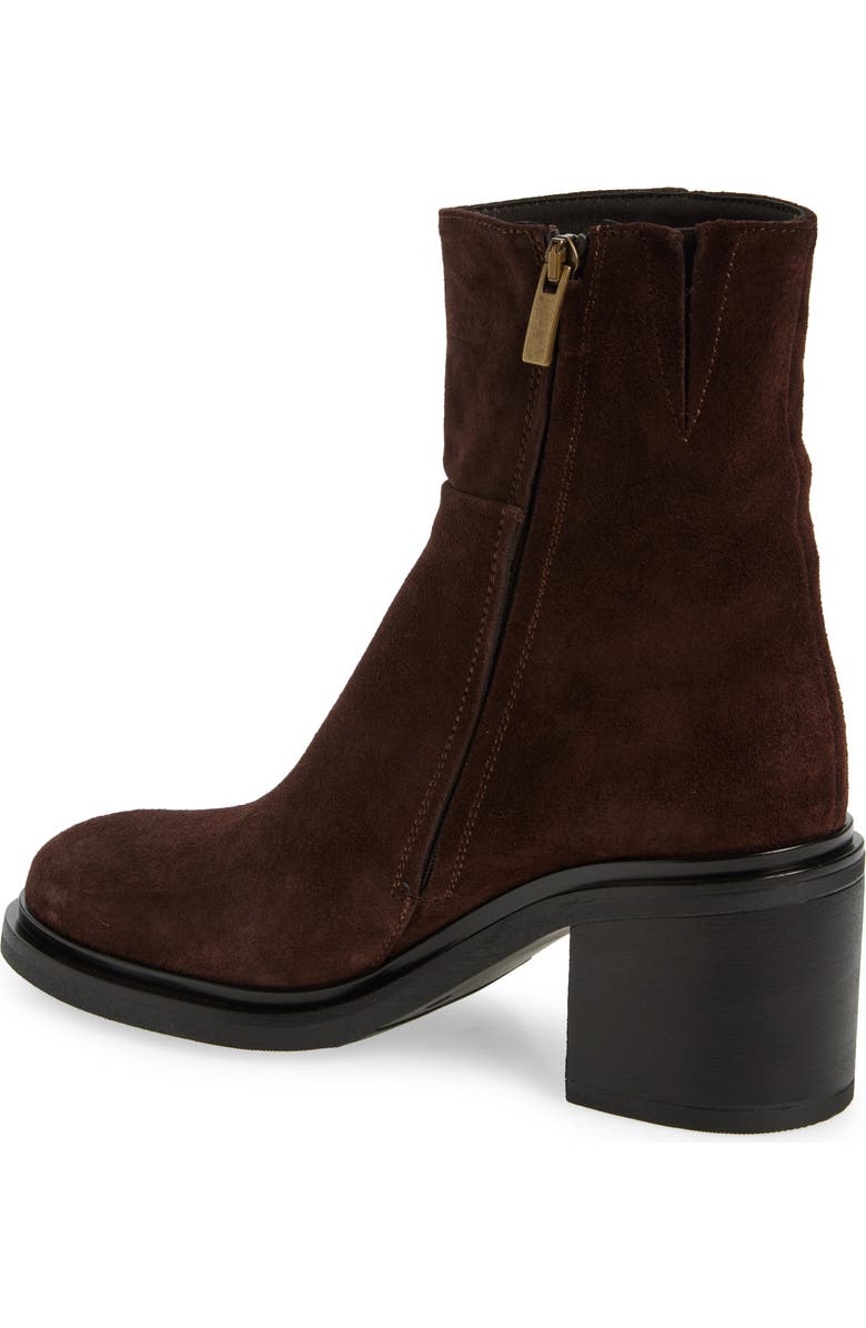 Cordani Brennen Genuine Suede Block Heel Bootie, Alternate, color, Camoscio Tmoro