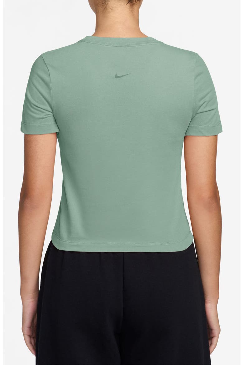 Sportswear Swoosh Burnout Logo T-Shirt, Alternate, color, STEAM/ STEAM