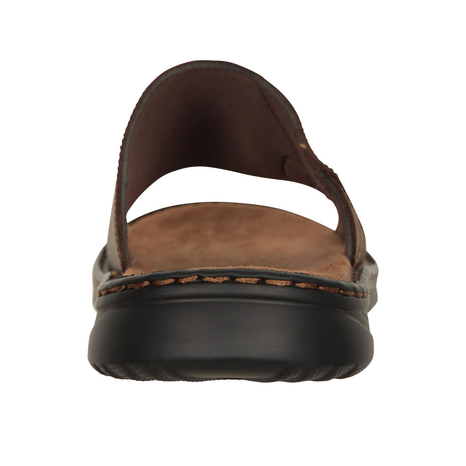 Comfort Leather Slip-on Sandals, Alternate, color, Brown