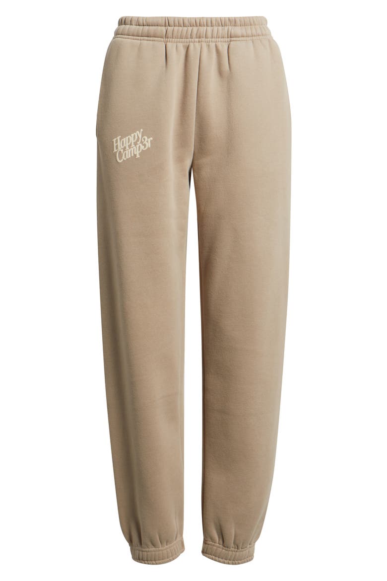 Puff Series Core Logo Cotton Blend Joggers, Alternate, color, TAUPE