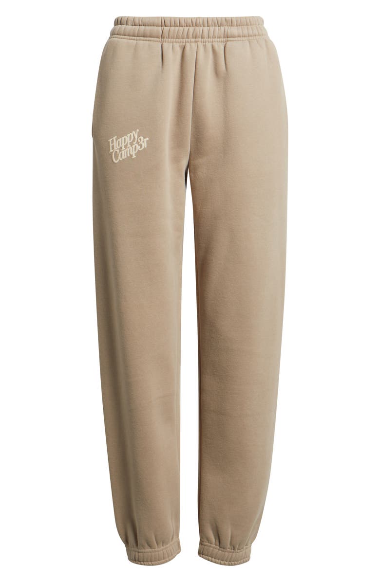 HAPPY CAMP3R Puff Series Core Logo Cotton Blend Joggers, Alternate, color, Taupe