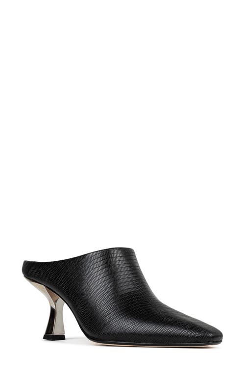 Donald Pliner Kitten Heel Mule in Black 