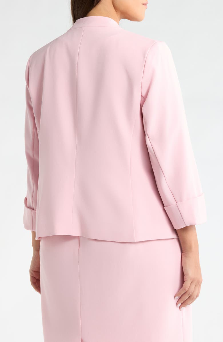 KASPER Cuff Sleeve Blazer, Alternate, color, Tutu Pink
