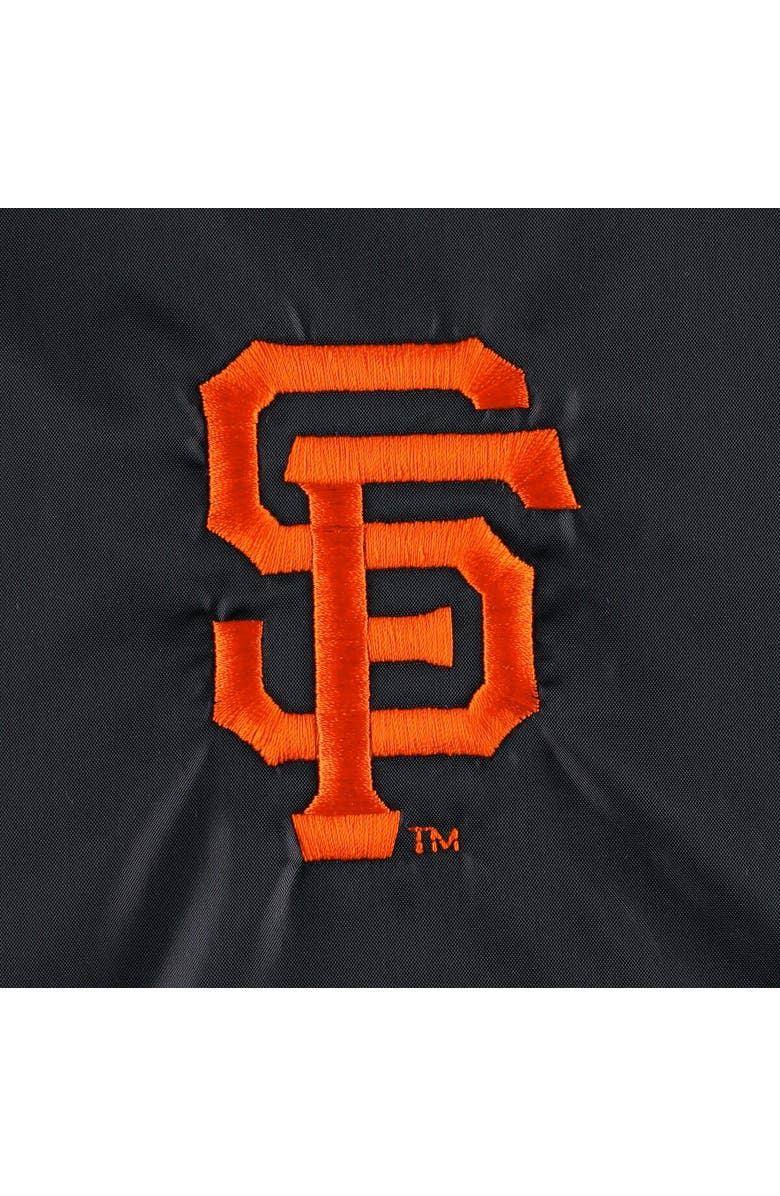 DUNBROOKE Men's Dunbrooke Black San Francisco Giants Coach's Raglan Full-Snap Windbreaker Jacket, Alternate, color, Black