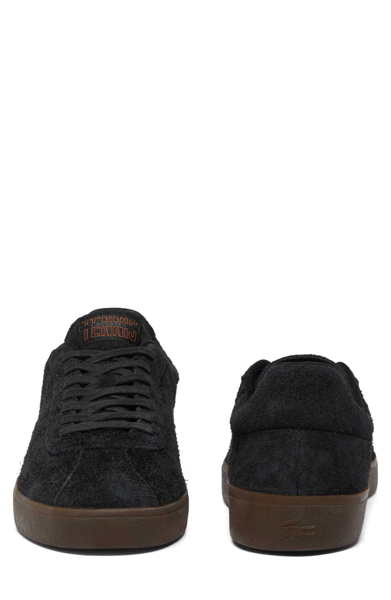 Lacoste Baseshot Suede Sneaker, Alternate, color, 