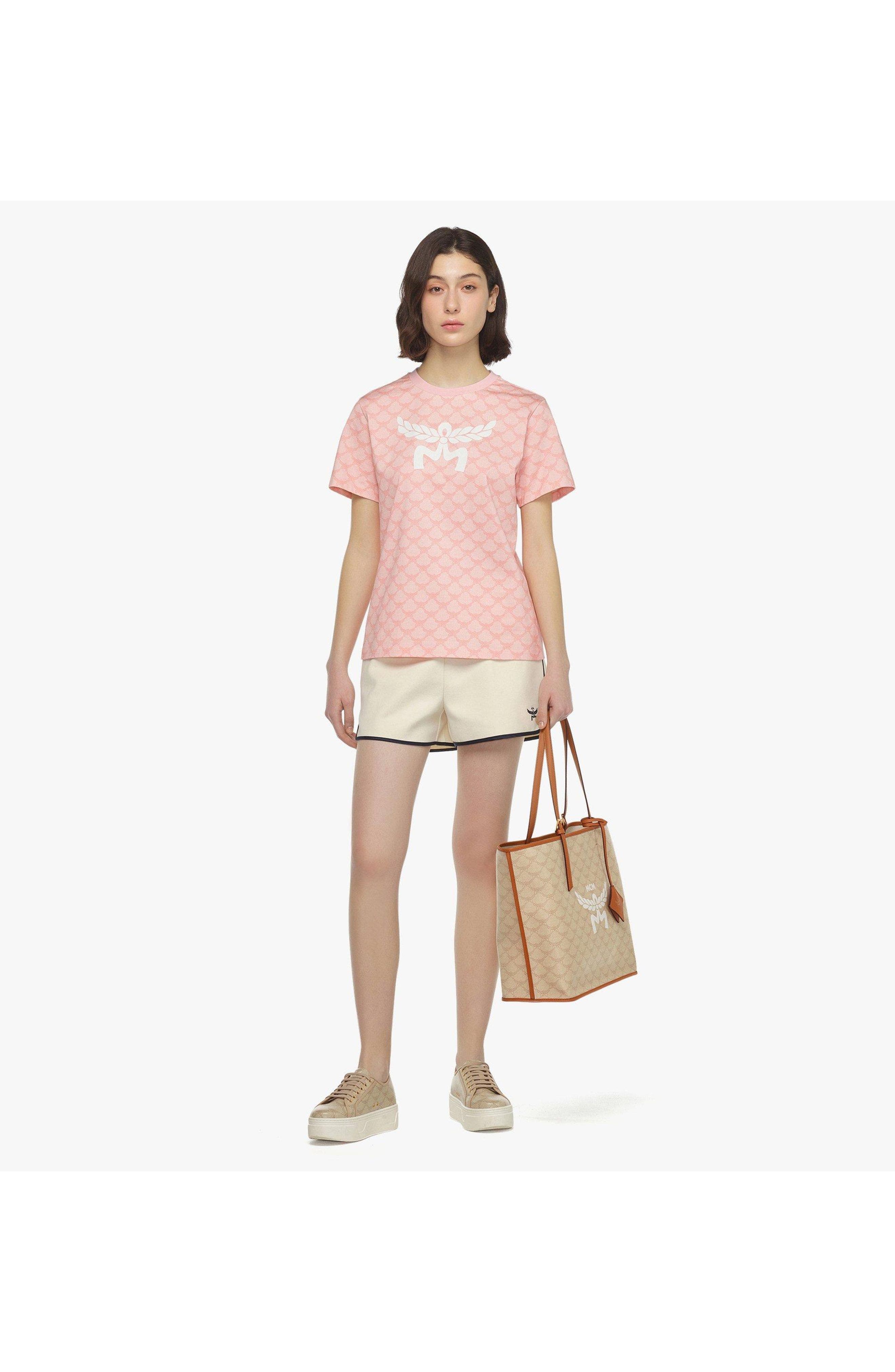 MCM Himmel Shopper in Lauretos, Alternate, color, Oatmeal