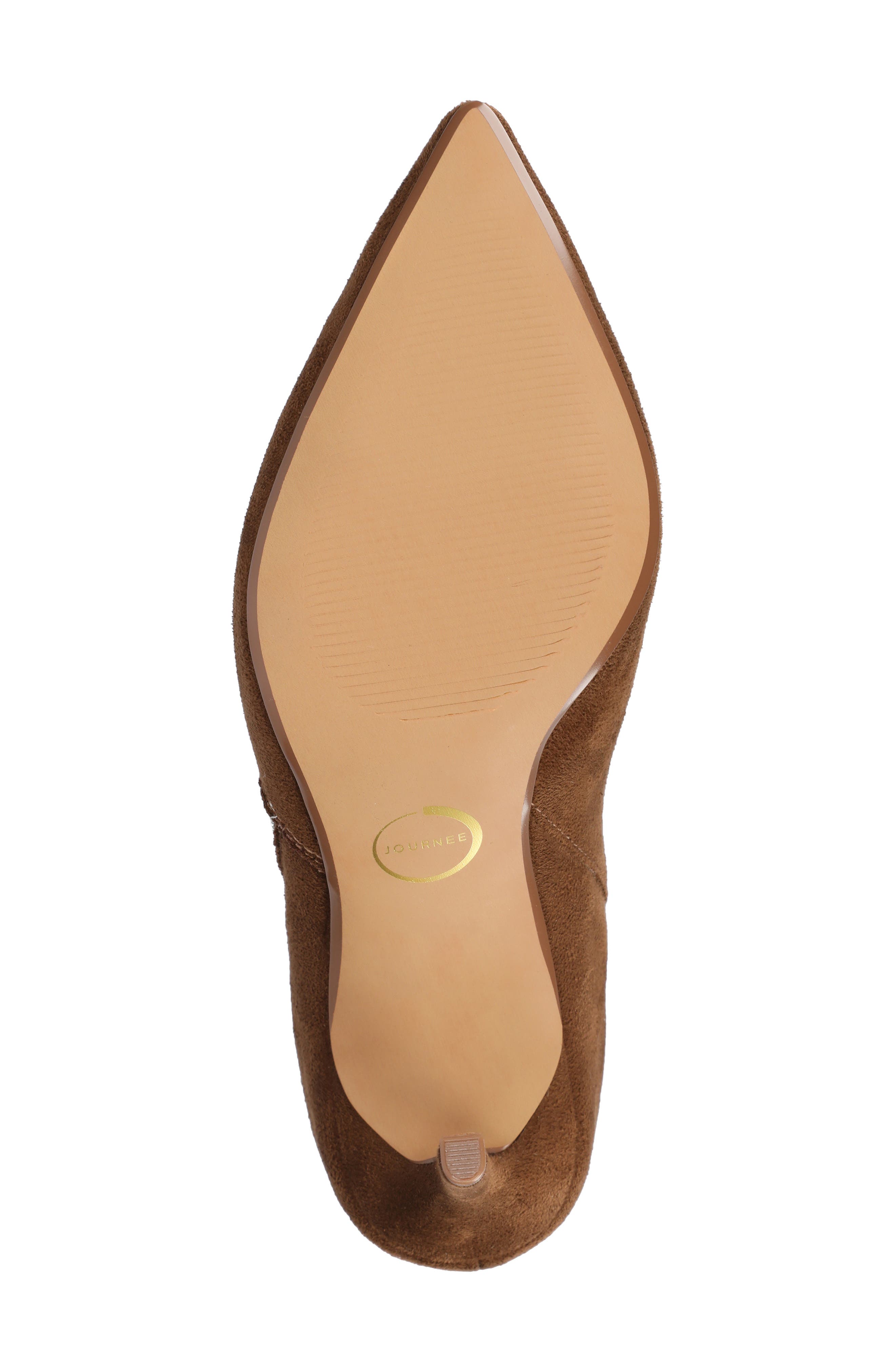 Journee Collection Leyna Zip Boot - Wide Width Available, Alternate, color, Chocolate