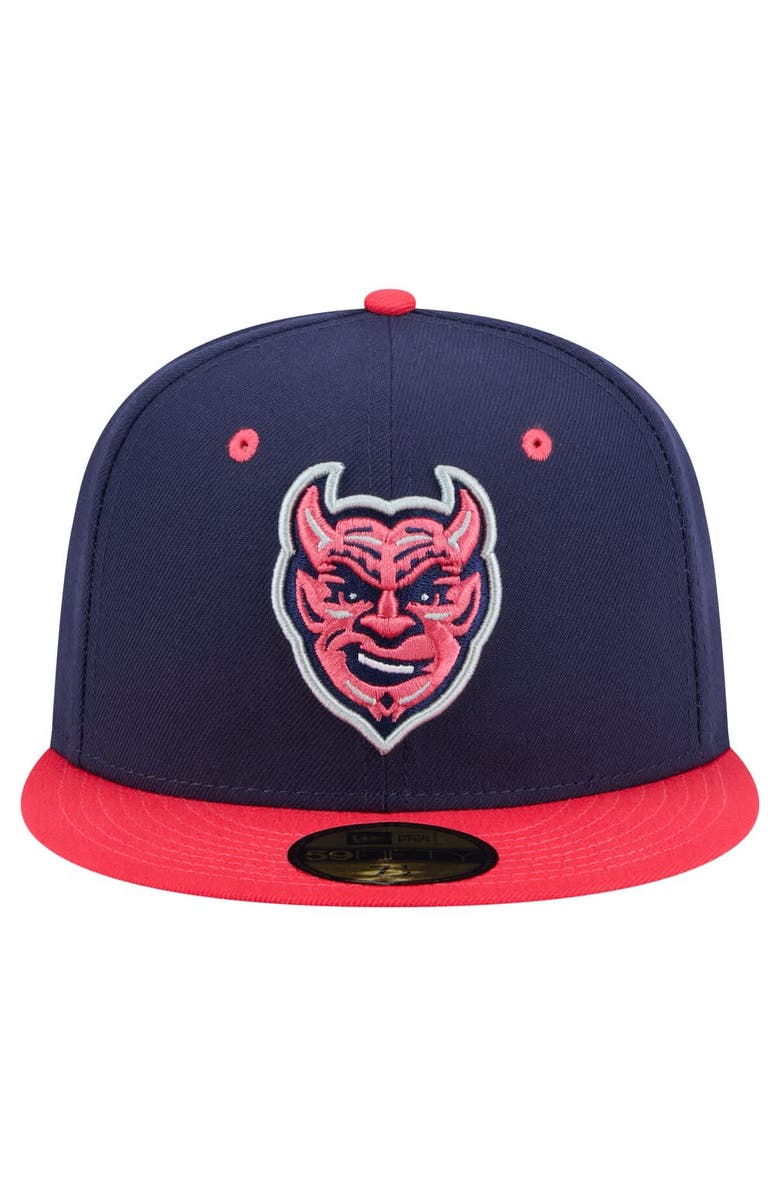 New Era Men's New Era Navy Iowa Cubs Copa de la Diversión 59FIFTY Fitted Hat, Alternate, color, 