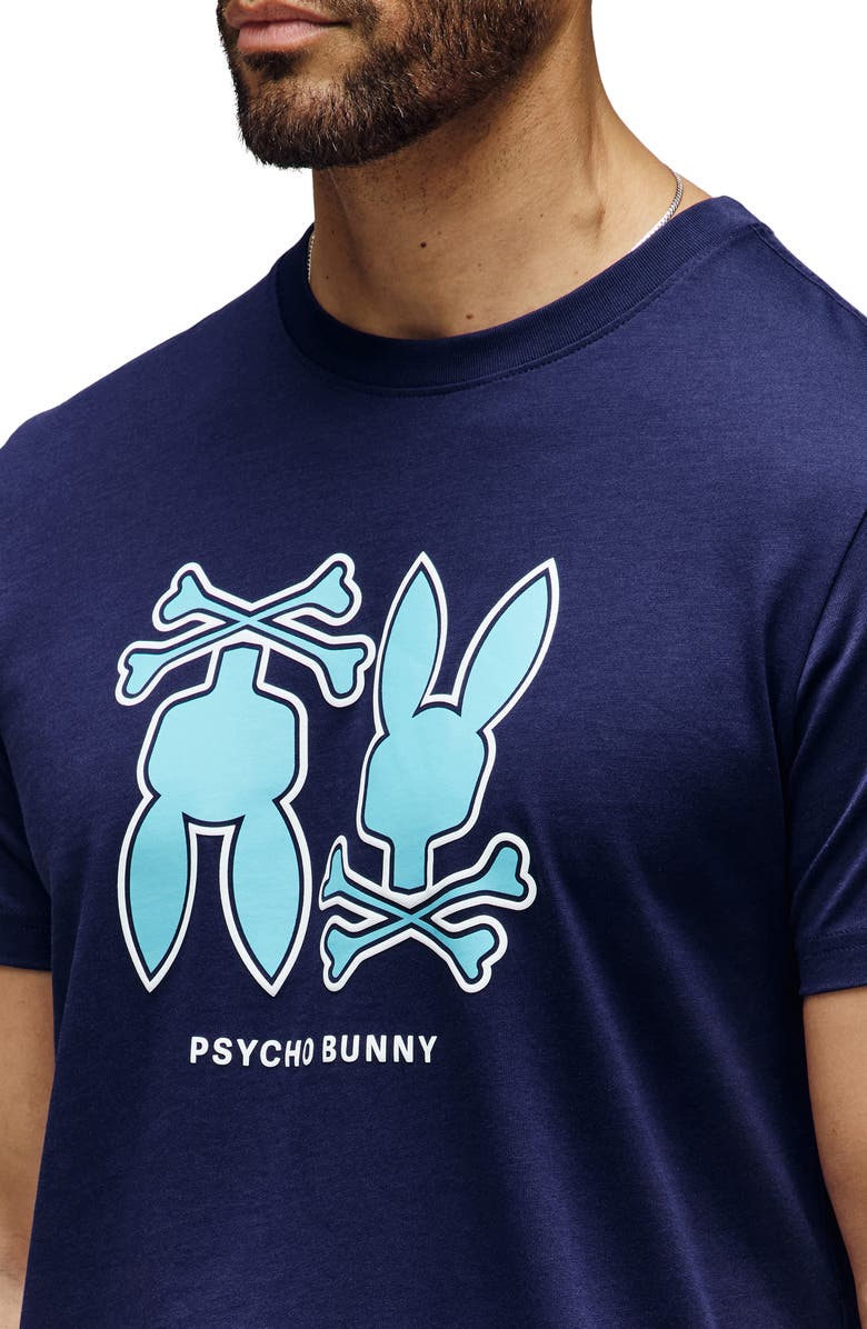 Psycho Bunny Dawson Graphic T-Shirt, Alternate, color,
