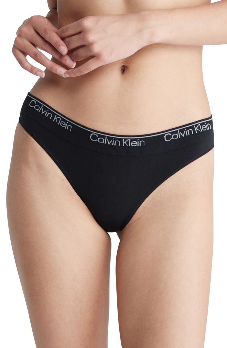 Calvin Klein Naturals Modern Seamless Thong, Main, color,