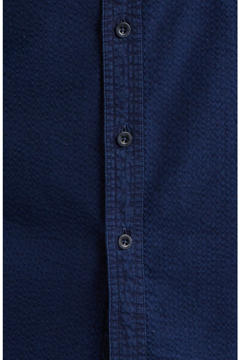 Mason Cotton Seersucker Button-Up Shirt, Alternate, color, ISLAND NIGHT