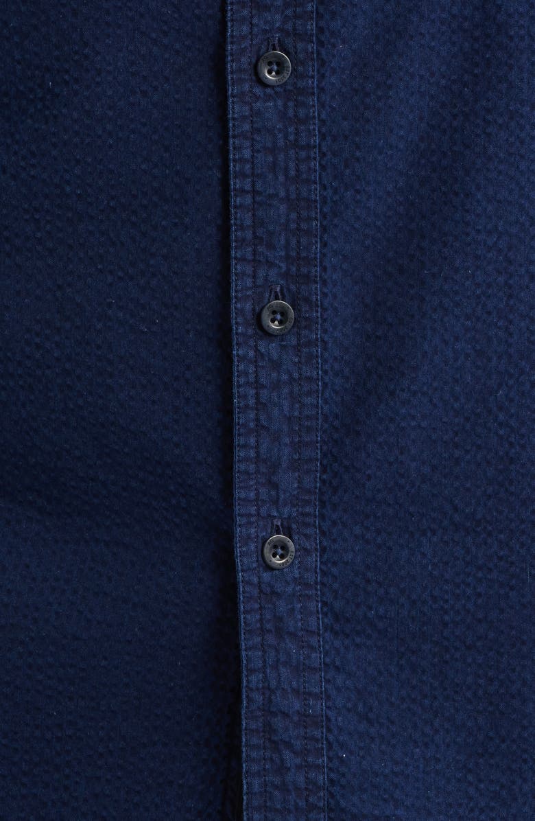 AG Mason Cotton Seersucker Button-Up Shirt, Alternate, color, Island Night