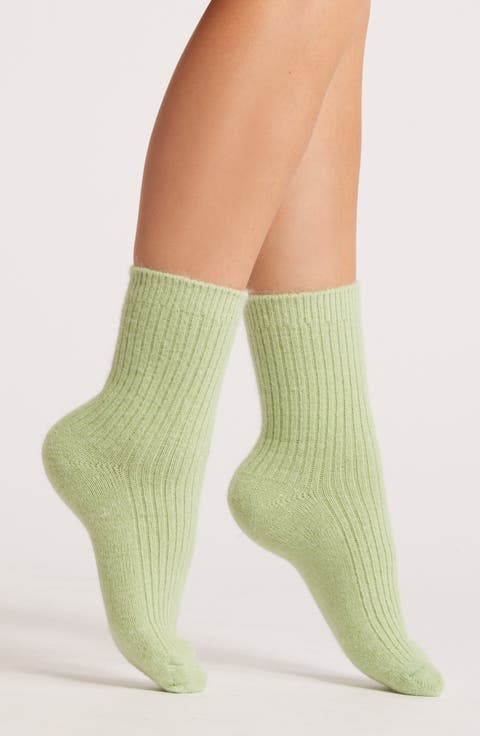 Cashmere Blend Cloud Socks