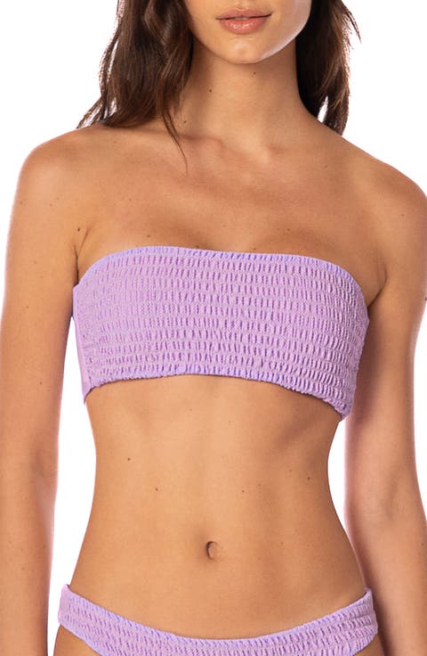 Purple Lavender Artemis Multifit Reversible Bikini Top