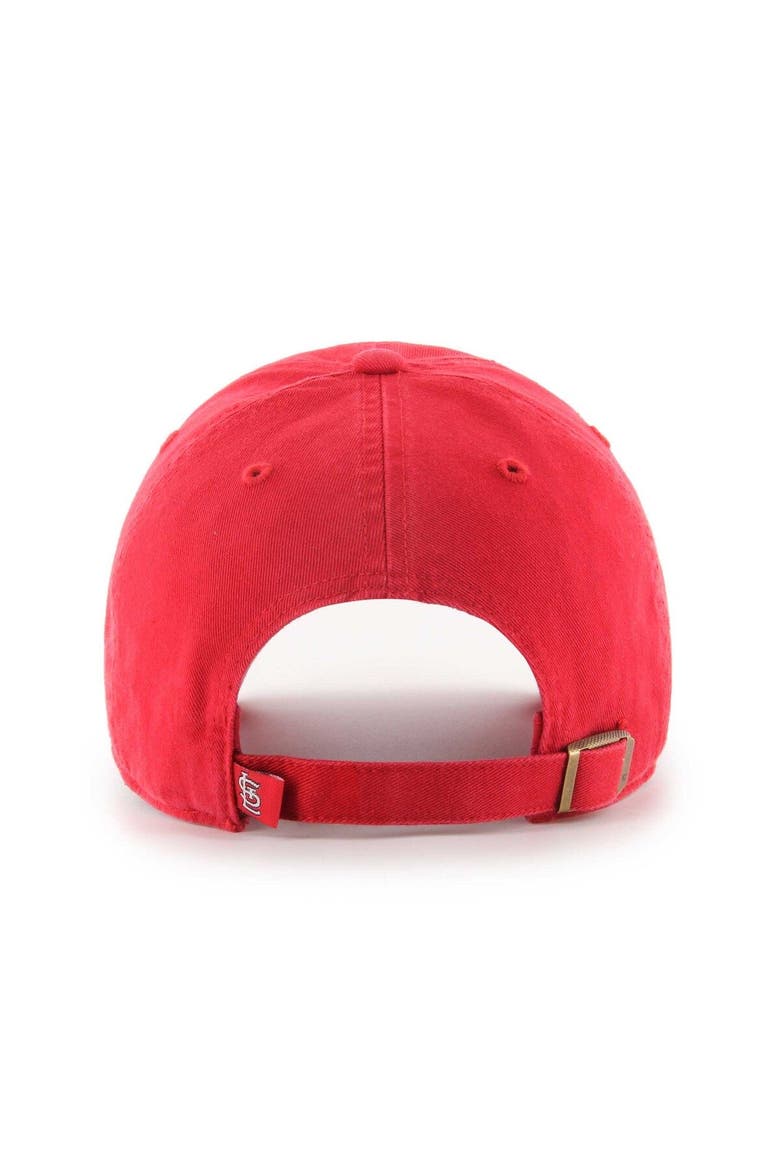 Men's '47  Red St. Louis Cardinals Team Pride Clean Up Adjustable Hat, Alternate, color, Red
