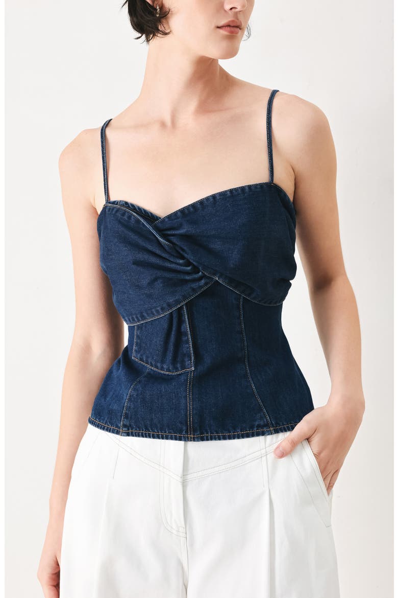 Denim Camisole, Alternate, color, MEDIUM INDIGO