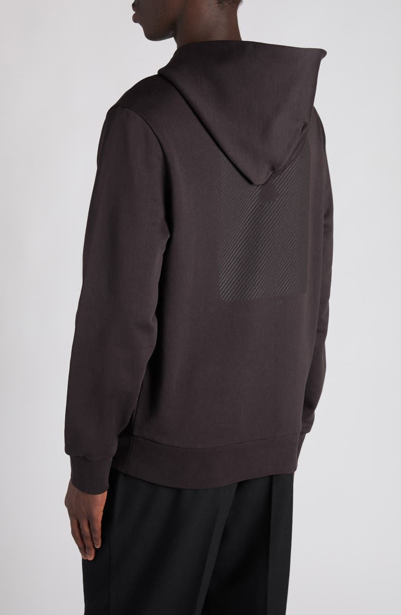 Moncler Logo Patch Hoodie, Alternate, color, Espresso