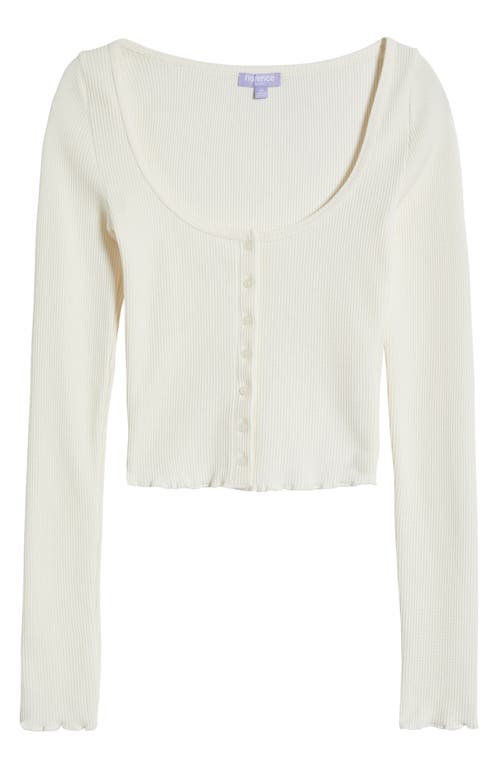 Florence By Mills Scoop Neck Cardigan In Jet Stream