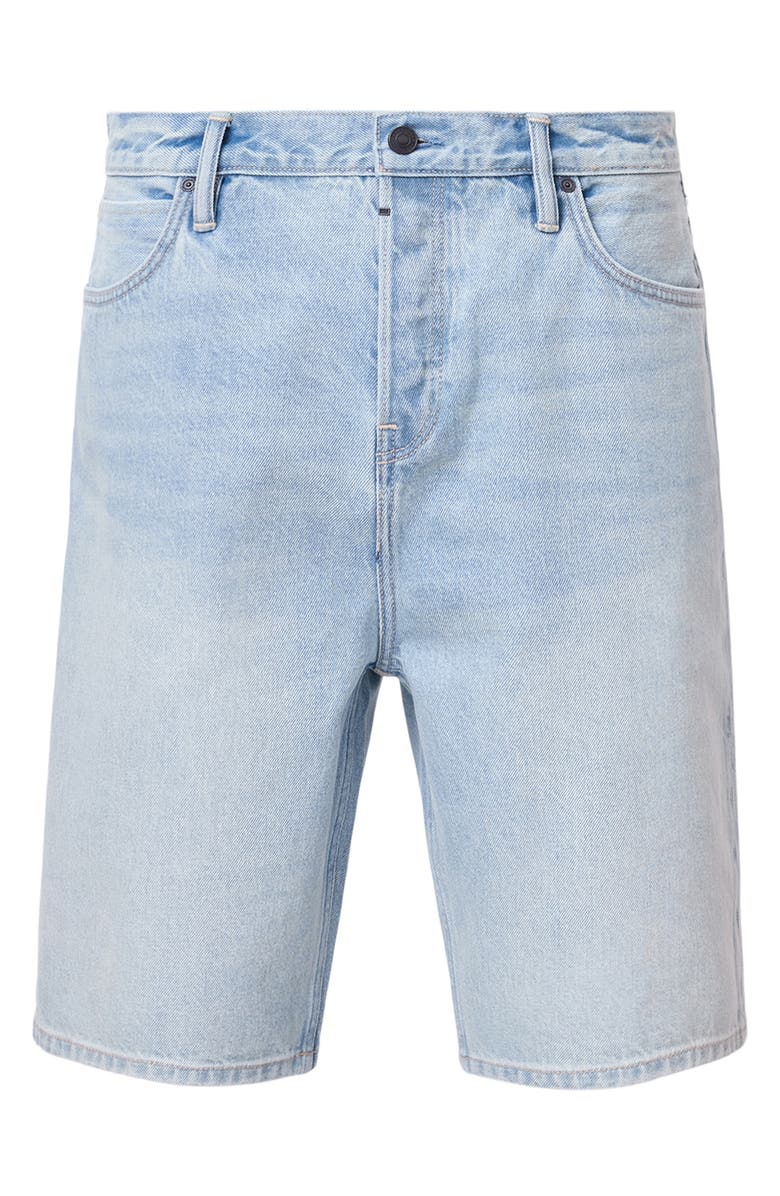 AllSaints Alva Relaxed Fit Denim Shorts, Alternate, color, Pale Indigo Blue
