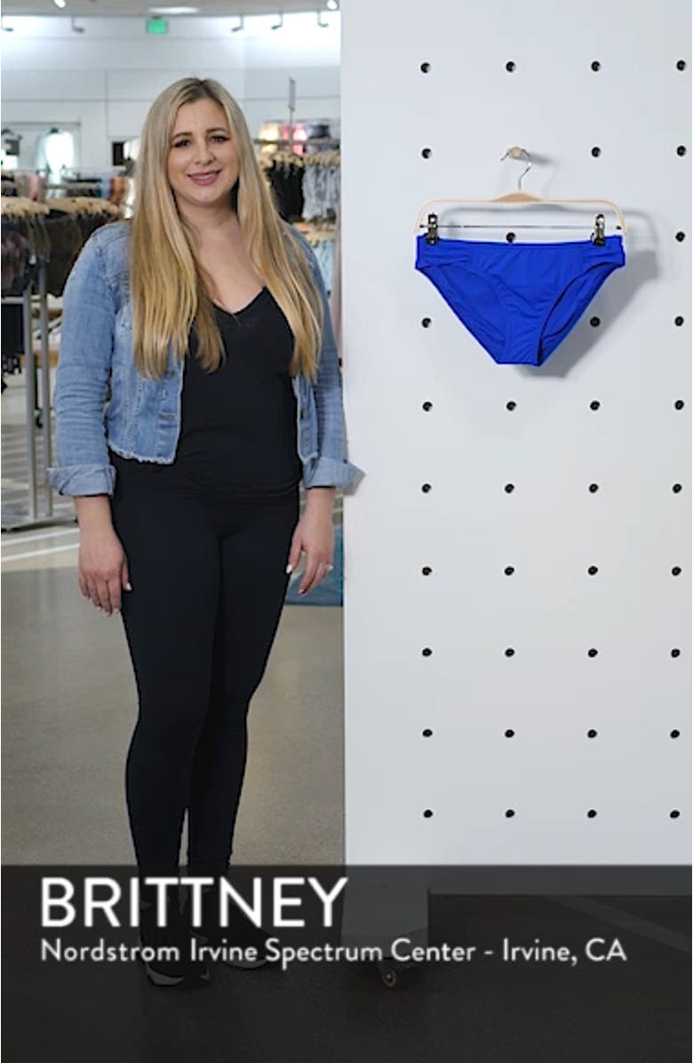 Side Shirred Hipster Bikini Bottoms, sales video thumbnail