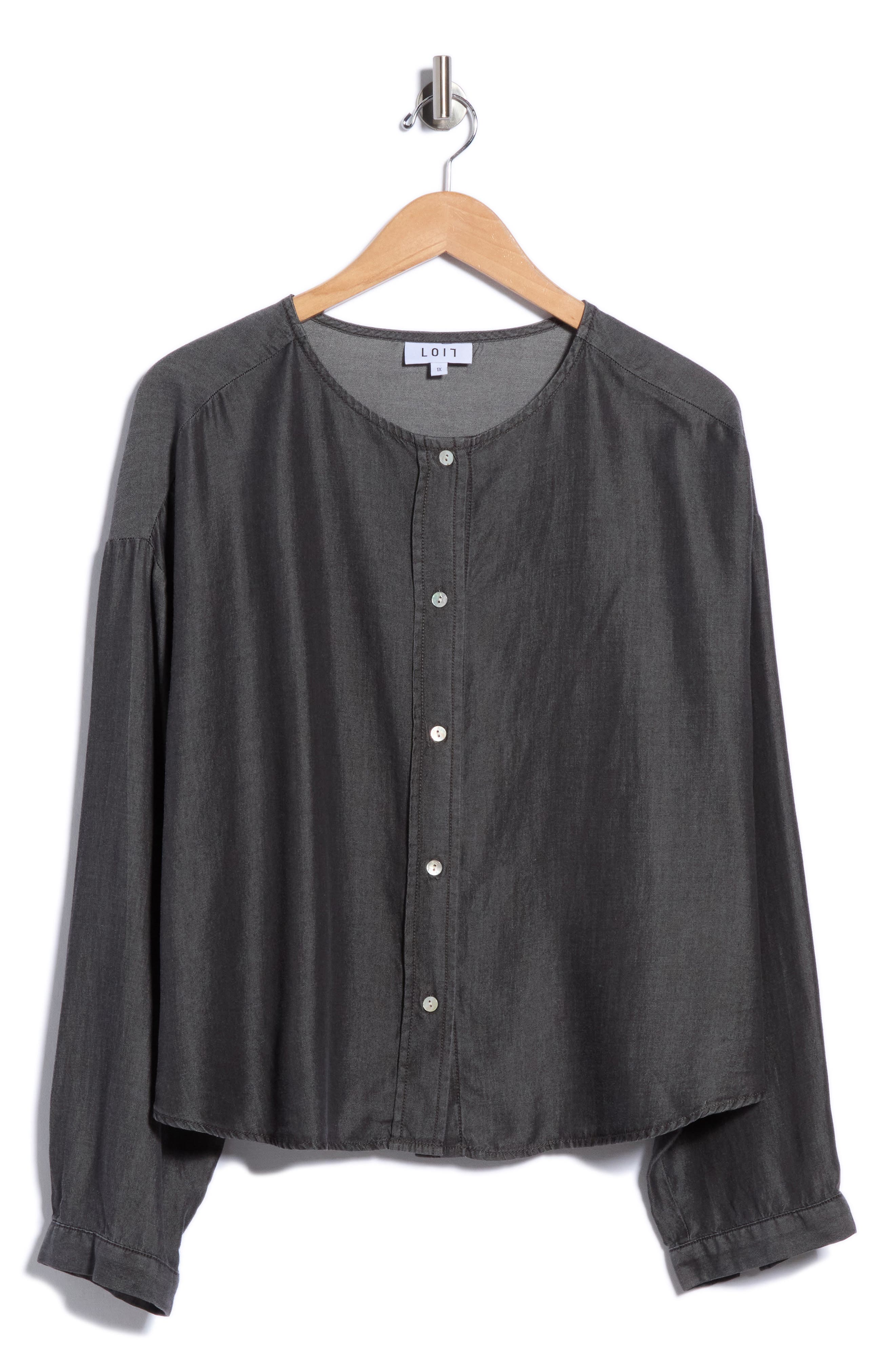 Round Neck Tencel Lyocell Shirt