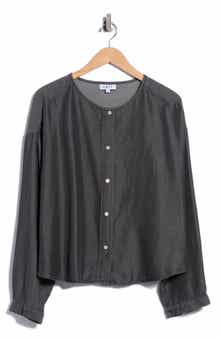 Round Neck Tencel Lyocell Shirt
