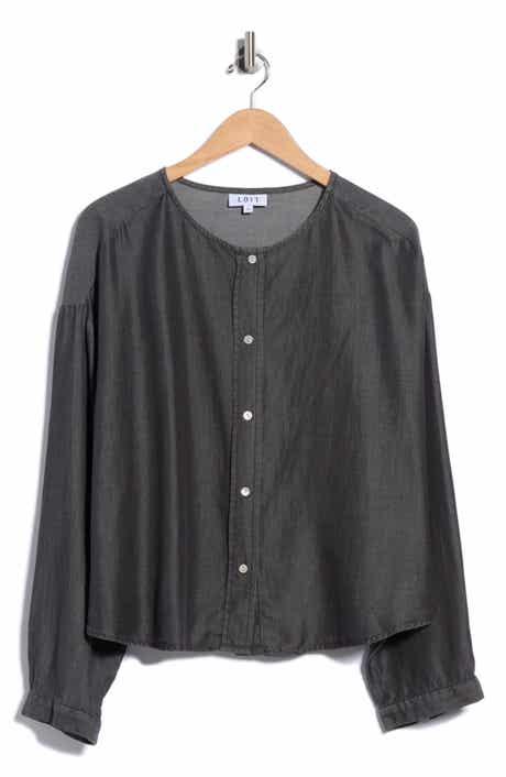 Round Neck Tencel Lyocell Shirt