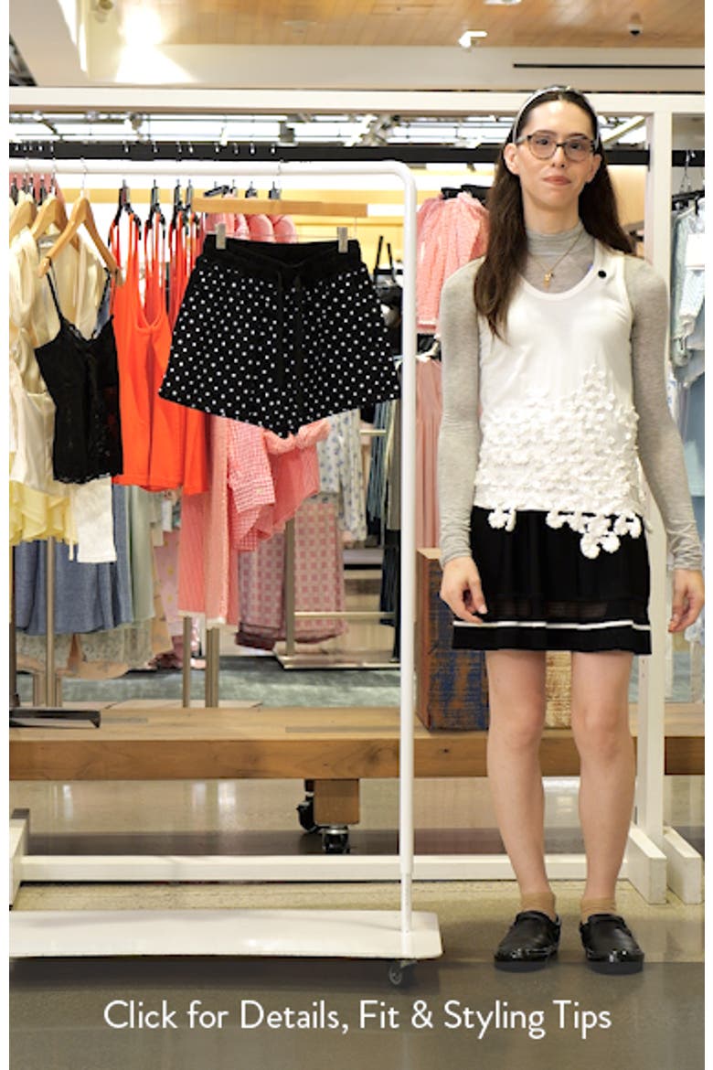 Monroe Dotted Jersey Shorts video